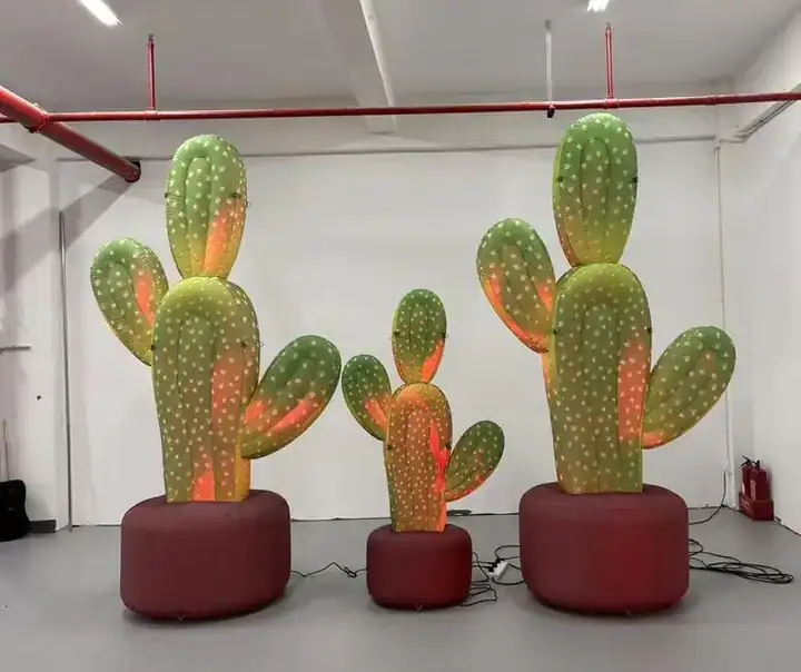 Inflatable cactus & flowers photo 1