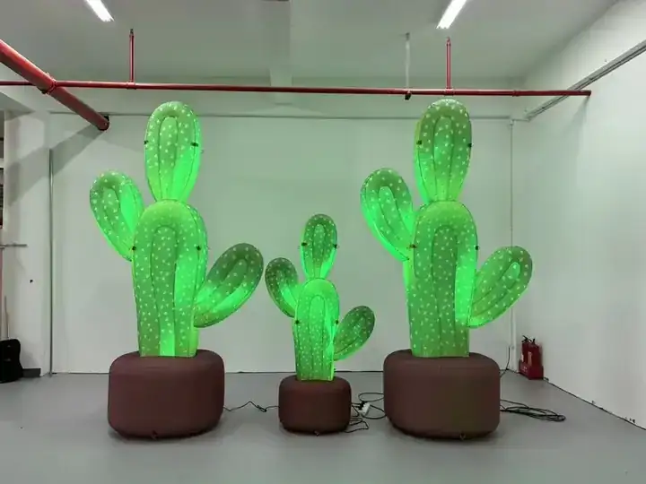Inflatable cactus & flowers rental